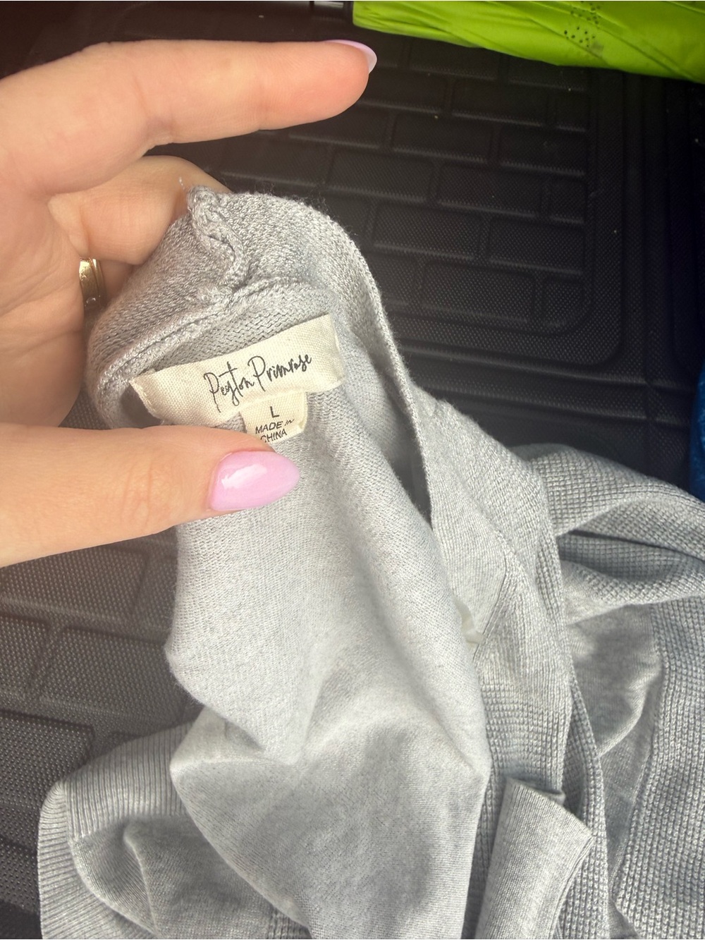 NWOT Waffle Knit Cardigan - Picture 3 of 3